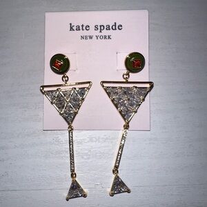 Kate Spade Shaken Or Stirred Dirty Martini Earrings